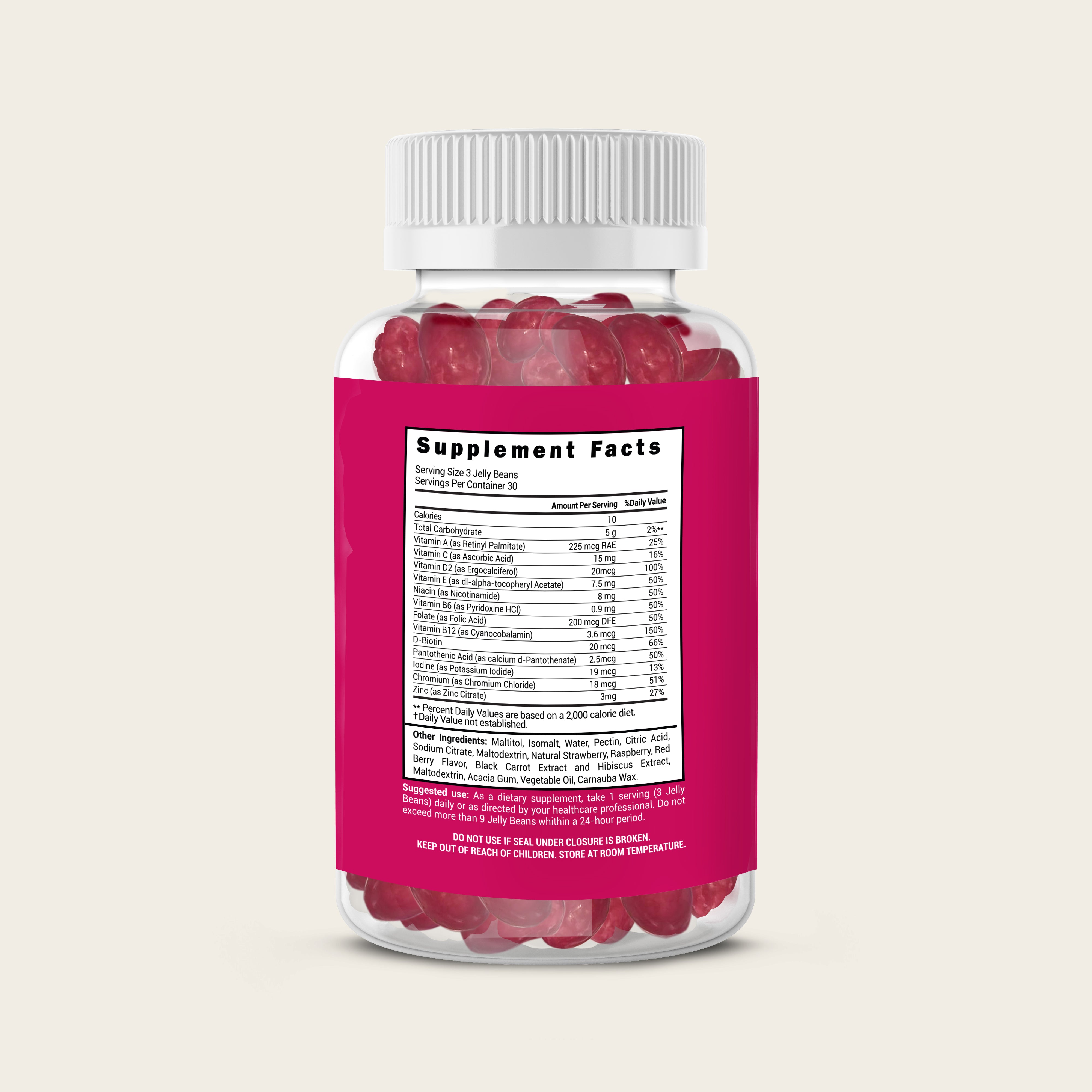 Daily Multivitamin Jellybeans - Sugar Free