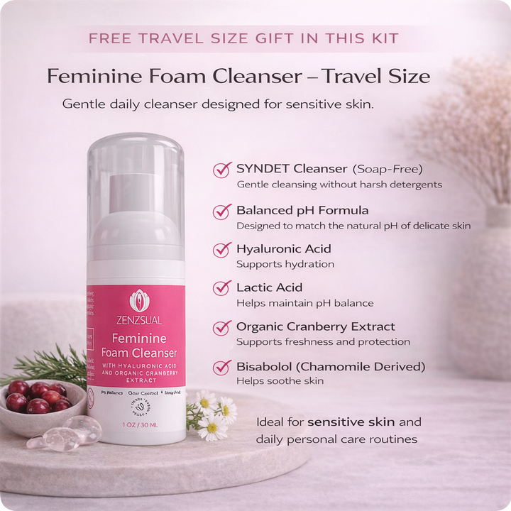 ZENZSUAL Women’s Urinary & Pelvic Wellness Kit  Daily Hydration • Urinary Support • Pelvic Floor Wellness