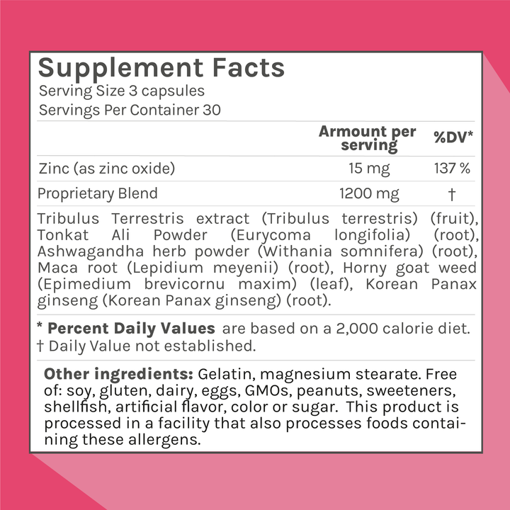 Zenzsual LibiZenzs Woman 3-Pack | Daily Vitality & Mood Support |  Hormone-Free Wellness Supplement for Women | 90-Day Supply