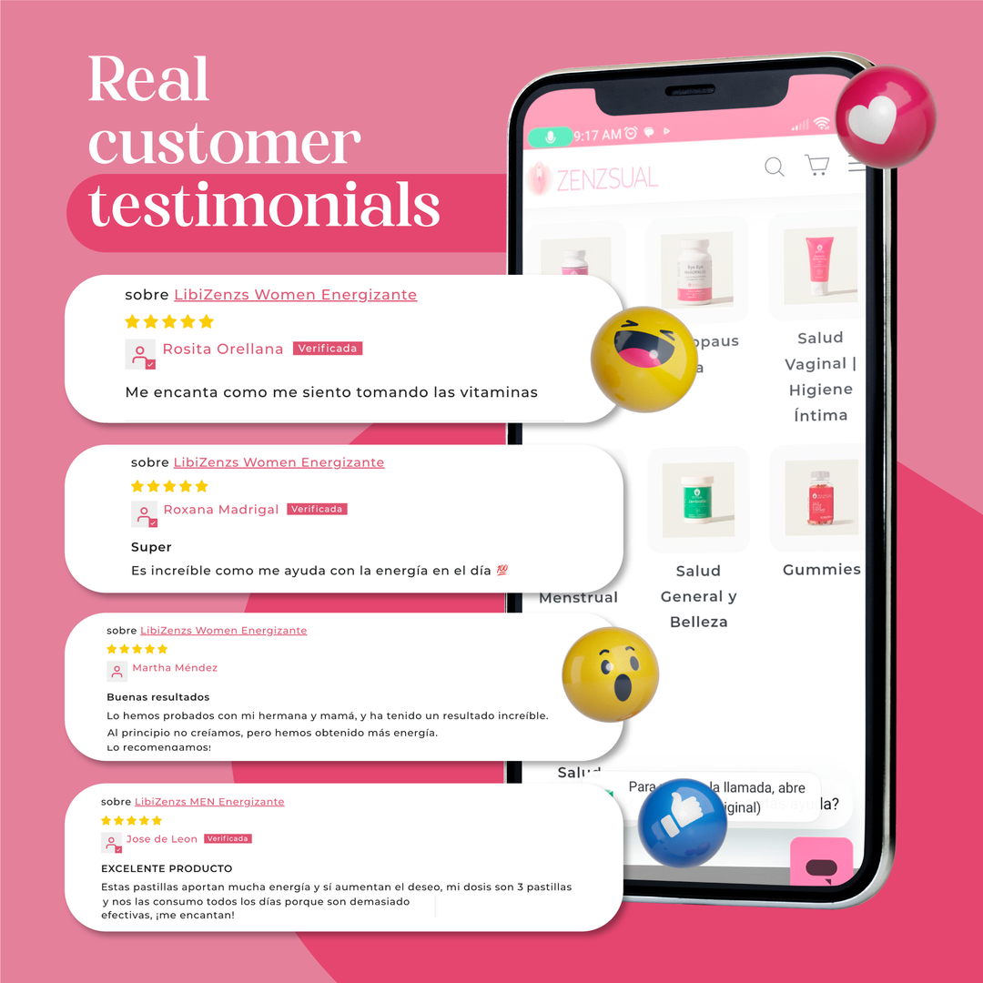 Zenzsual LibiZenzs Woman 3-Pack | Daily Vitality & Mood Support |  Hormone-Free Wellness Supplement for Women | 90-Day Supply