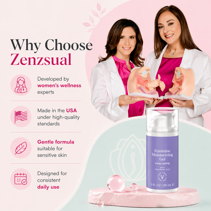Zenzsual Long-Lasting Hydrating Skin Gel with Hyaluronic Acid | Daily Moisture & Comfort for Sensitive Skin