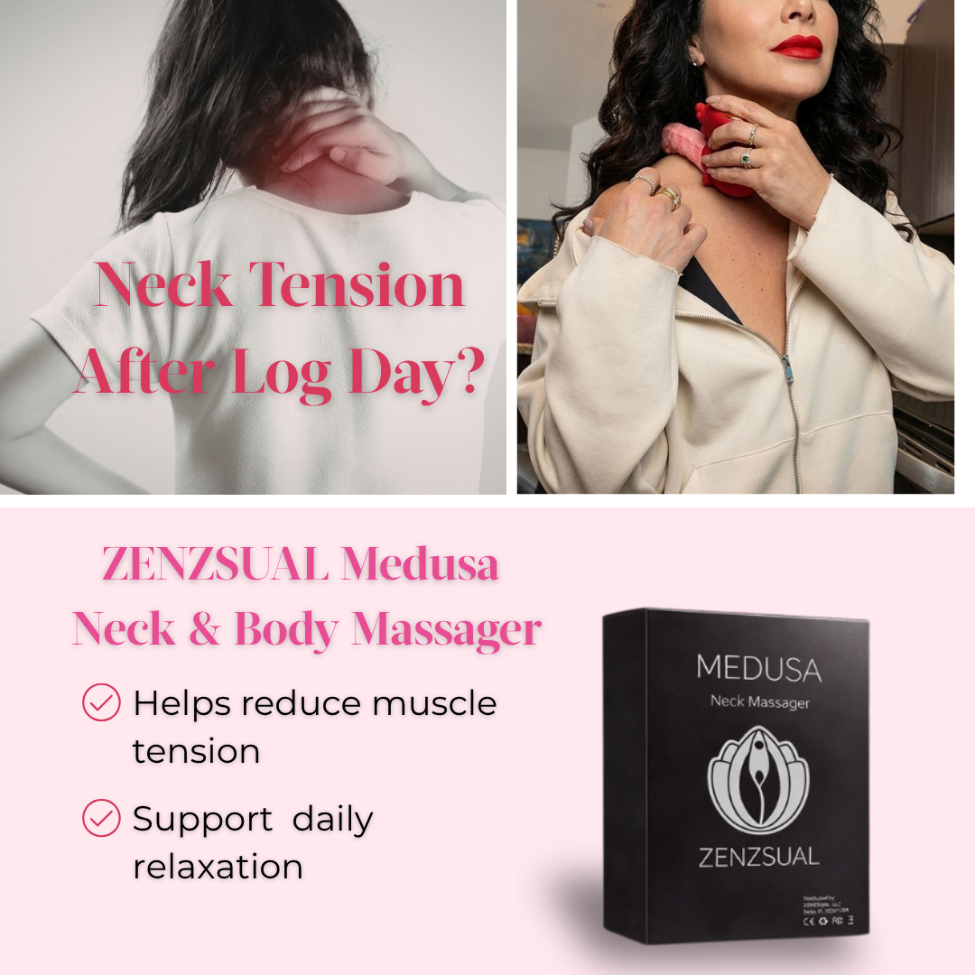 Medusa™ Neck & Body Massager – Medical-Grade Silicone | 10 Vibration Modes | Waterproof | Ergonomic Rechargeable Design