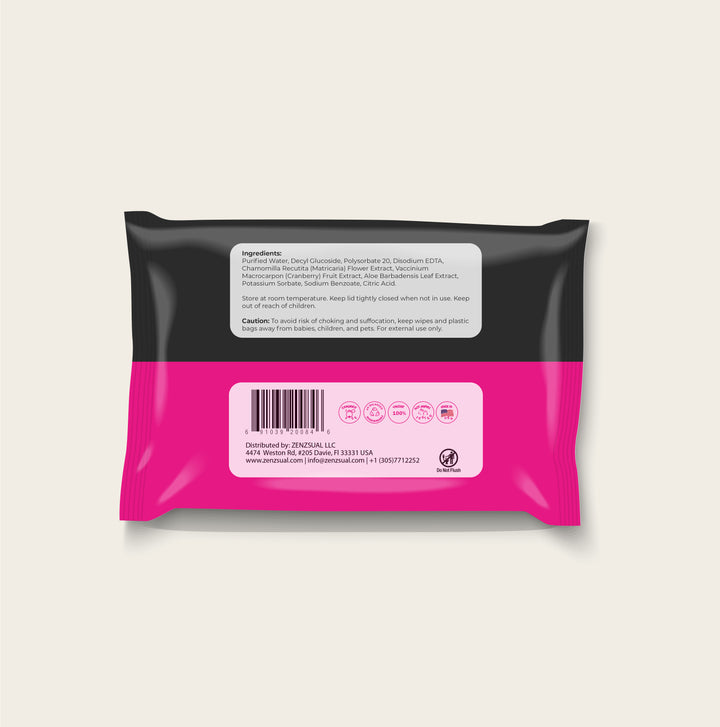 Zenzsual Intimate Wipes: Freshness and protection wherever you are