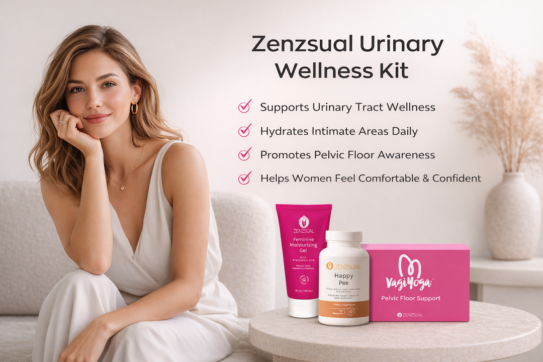 ZENZSUAL Women’s Urinary & Pelvic Wellness Kit  Daily Hydration • Urinary Support • Pelvic Floor Wellness