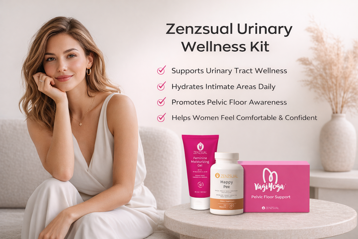 ZENZSUAL Women’s Urinary & Pelvic Wellness Kit  Daily Hydration • Urinary Support • Pelvic Floor Wellness