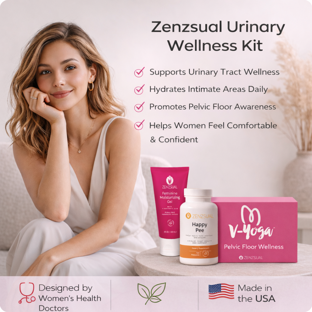 ZENZSUAL Women’s Urinary & Pelvic Wellness Kit  Daily Hydration • Urinary Support • Pelvic Floor Wellness